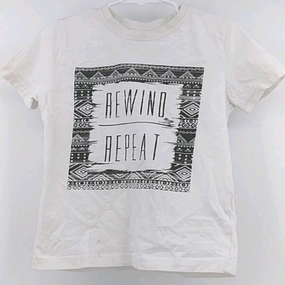 ๐ REBEL BY PRIMARK Rewind Repeat Surf Style Tee - Picture 1 of 5